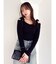 【WEB限定】ショルダーリボンニットトップス