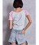 GYDA×ハローキティ レオパードラグランTシャツ