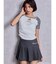 GYDA×ハローキティ レオパードラグランTシャツ