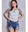 GYDA×ハローキティ レオパードラグランTシャツ