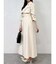 バックプリーツトレンチコート