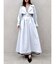 バックプリーツトレンチコート