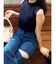 ノースリーブニット