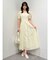 レースパイピングロングワンピース