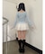 レースドッキングカットトップス