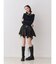 アシメヘムデニムミニスカート