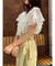 【WEB限定】ラッフルフリルリボンブラウス