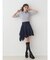 【セットアップ着用可】シャツランダムヘムミニスカート