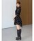 【セットアップ着用可】シャツランダムヘムミニスカート