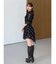 【セットアップ着用可】シャツランダムヘムミニスカート