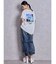 LA GYDA CLOUD PHOTO BIG Tシャツ