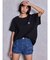 LA GYDA CLOUD PHOTO BIG Tシャツ