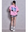ジャストウエストGYDA bijou sublimation printingデニムショートパンツ