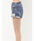 ジャストウエストGYDA bijou sublimation printingデニムショートパンツ