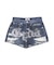ジャストウエストGYDA bijou sublimation printingデニムショートパンツ