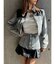 【TINY】フェイクレザードッキングデニムZIPショートジャケット