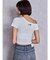 GYDA/Disney/ラメプリントワンショルダーTシャツ