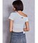 GYDA/Disney/ラメプリントワンショルダーTシャツ
