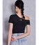 GYDA/Disney/ラメプリントワンショルダーTシャツ