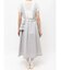レースアップリケエプロンワンピース