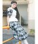 ribbonレースカラーシャツワンピース