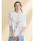 ribbon dog collage tee