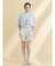 ribbon dog collage tee