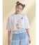 ribbon dog collage tee