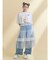 ribbon dog collage tee