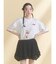 ribbon dog collage tee