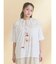 ribbon dog collage tee