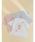 ribbon dog collage tee