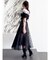 レースオフショルニットトップス