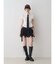コットンレースアシメフレアミニスカート