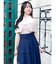 シャツレイヤードオフショルニットトップス