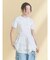 frilly summer polo top