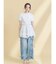 frilly summer polo top