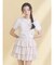 frilly summer polo top