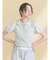 frilly summer polo top