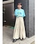 ギャザーデザインスカート