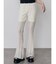 レースパッチワークフレアパンツ【WEB限定】