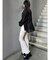 レースパッチワークフレアパンツ【WEB限定】