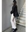 レースパッチワークフレアパンツ【WEB限定】