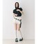ハーフスリーブギャザーブルゾン
