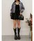 コルセットライクバルーンミニキャミワンピース