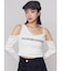 レイヤードロゴロングスリーブTシャツ