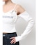 レイヤードロゴロングスリーブTシャツ