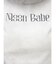 MOON BABE ロゴクロップドTシャツ