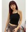 ラメクロップドキャミソール