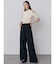 ショルダーカットZIPハーフニット